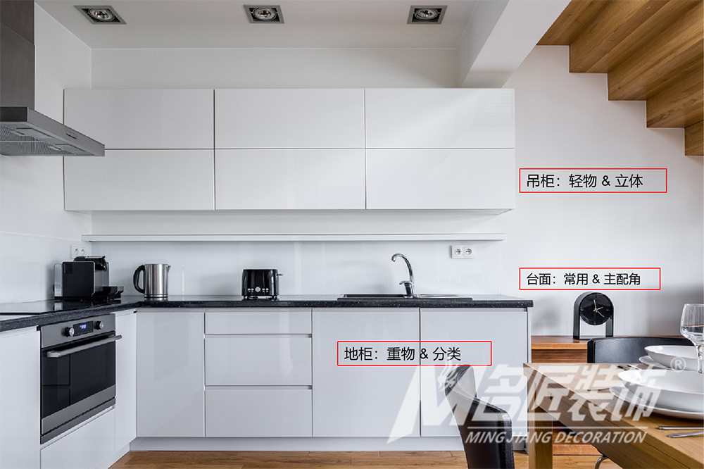 茂名厨房室内装修设计规划，让空间扩容提升厨房的收纳能力