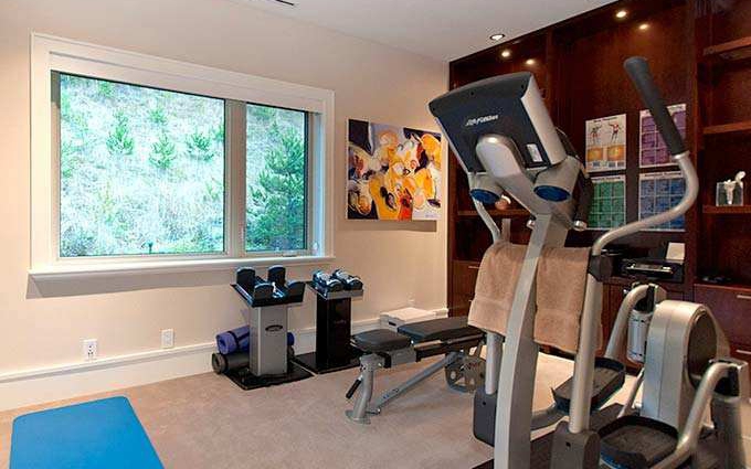 茂名装修设计室内家庭健身房，让自己过上健康生活